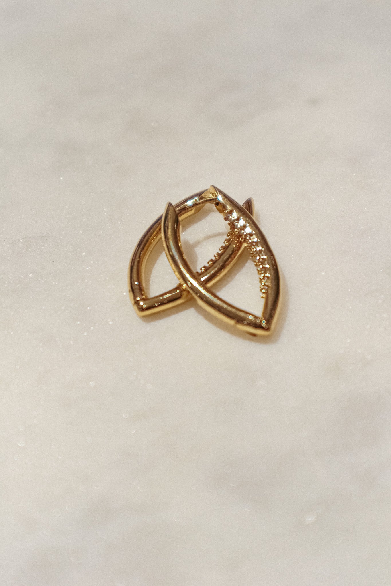 Gold Filled Pointy Hoops