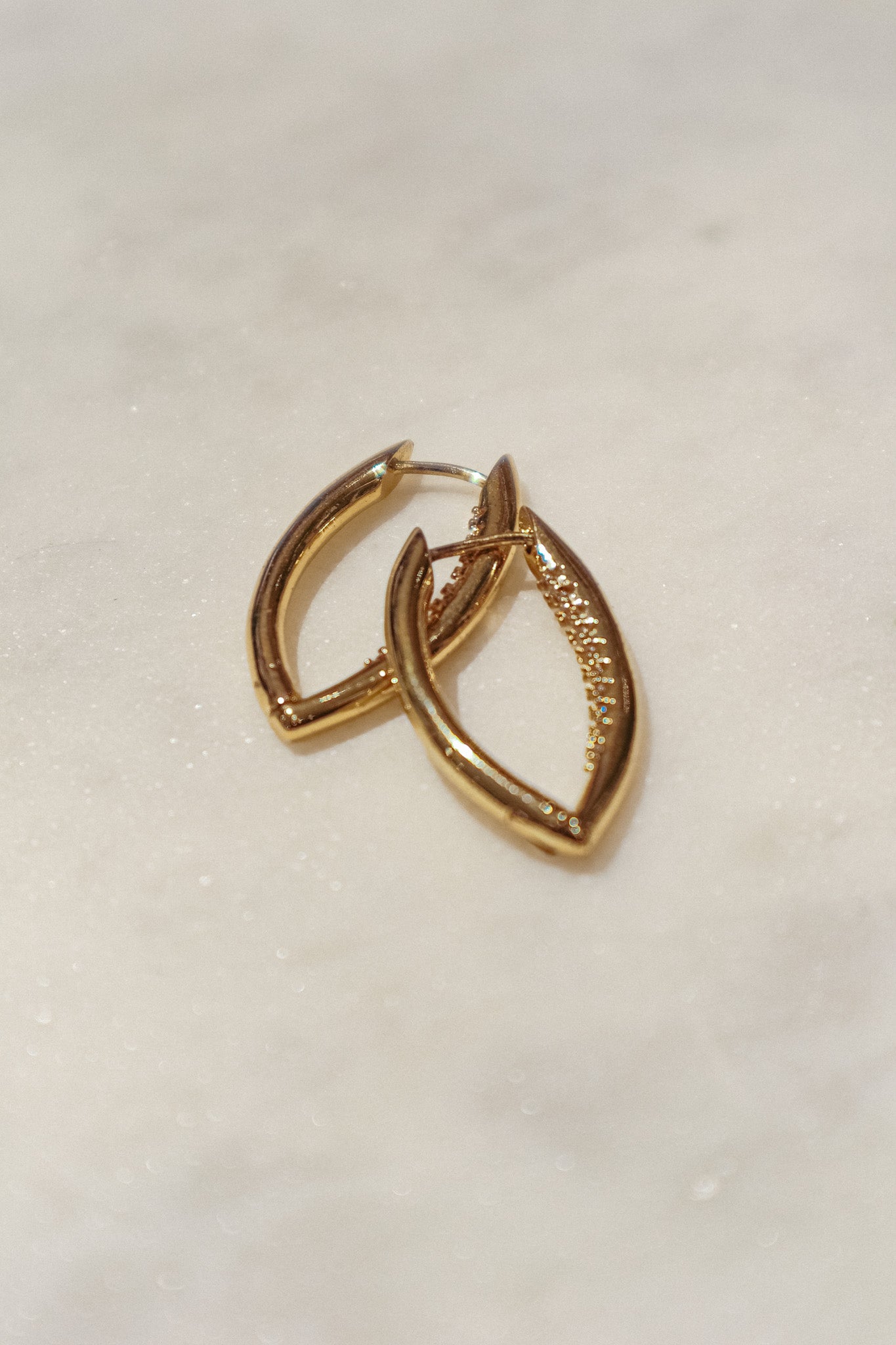 Gold Filled Pointy Hoops